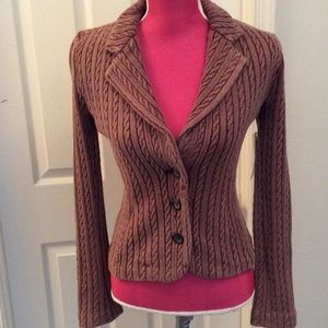New 525 America brown jacket/sweater